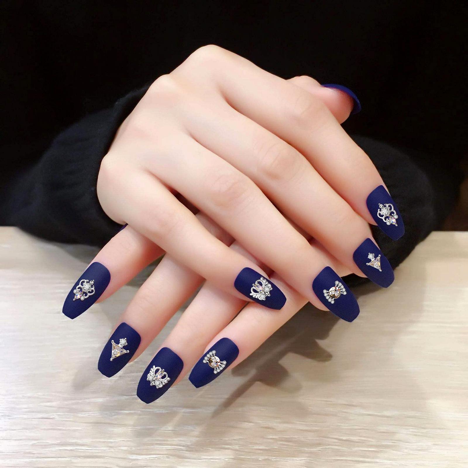 Набор золотых украшений для ногтей 3D, 100 шт., фото №3