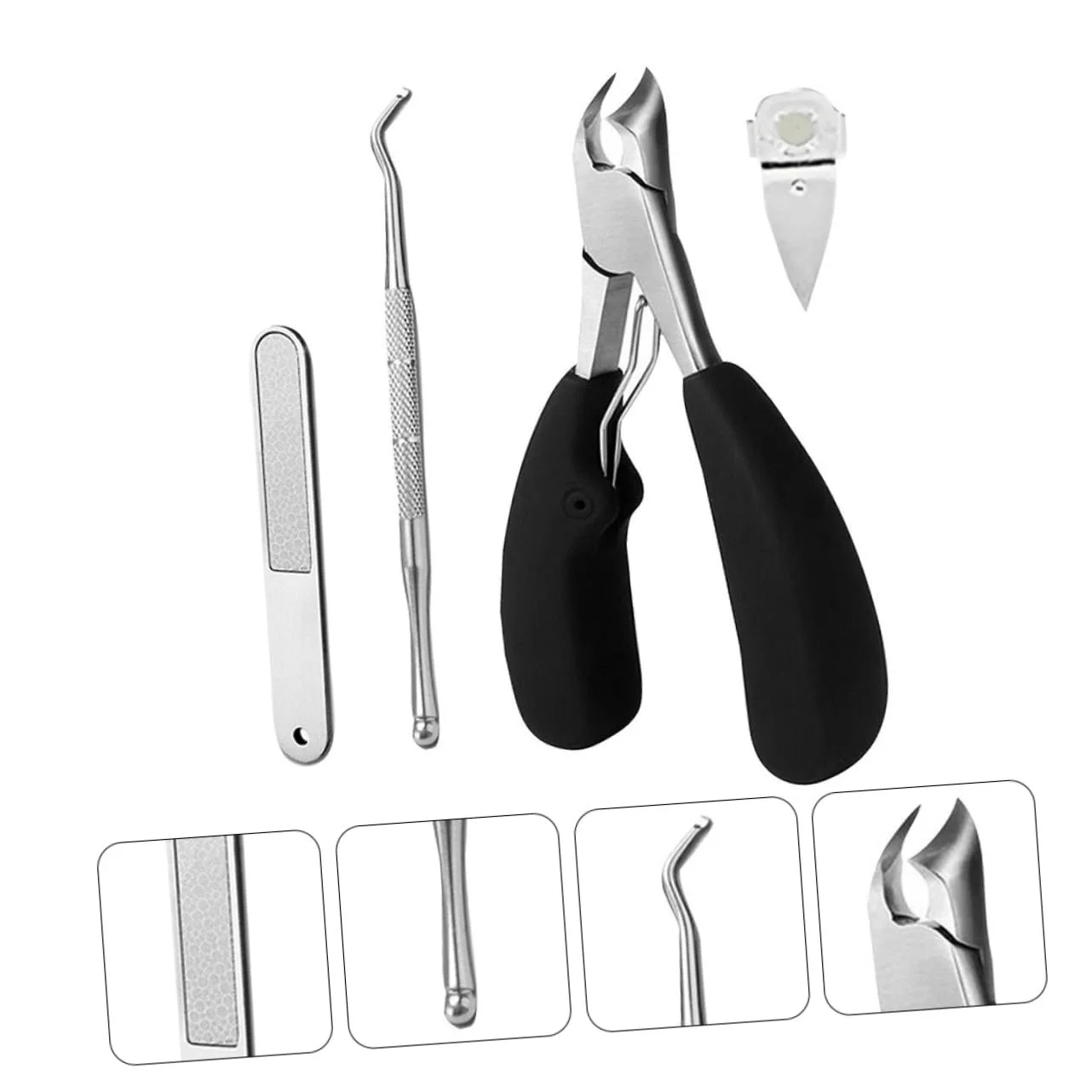 Инструменты для маникюра Healvian, нержавеющая сталь, фото №9
