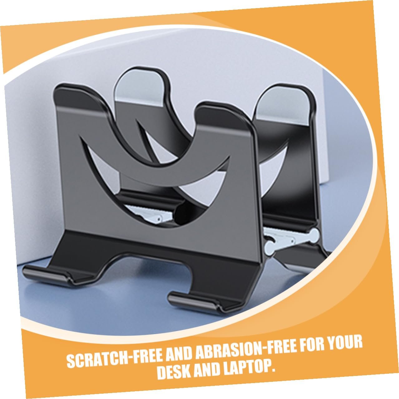 Підставка для ноутбука Holibanna ергономічна ABS і силікон, складана, нековзна для покращення постави, фото №6 Підставка для ноутбука Holibanna ергономічна ABS і силікон, складана, нековзна для покращення постави, фото №6