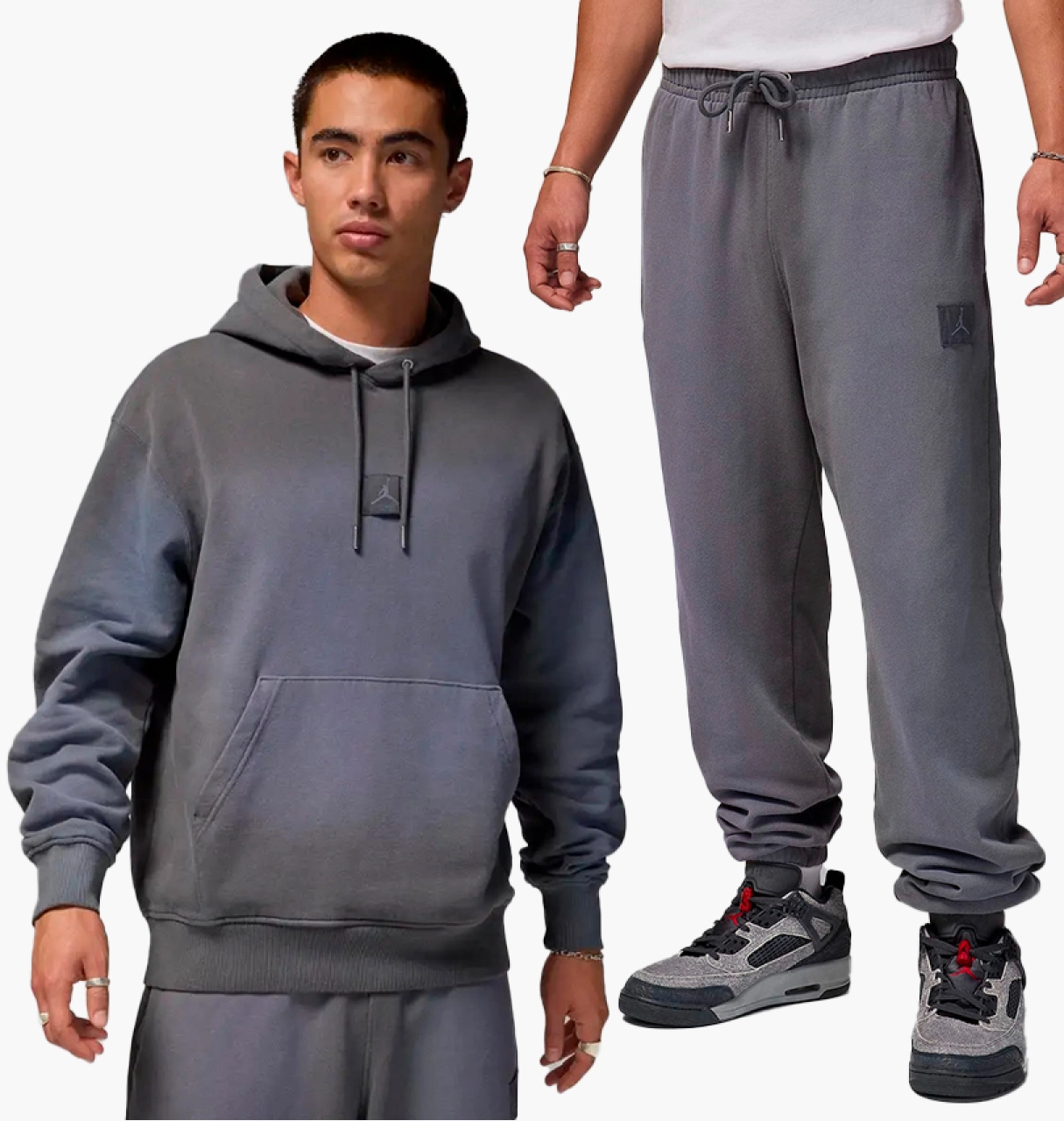Спортивний костюм Jordan Statsmen Tie-Die (сірий) M, фото №1