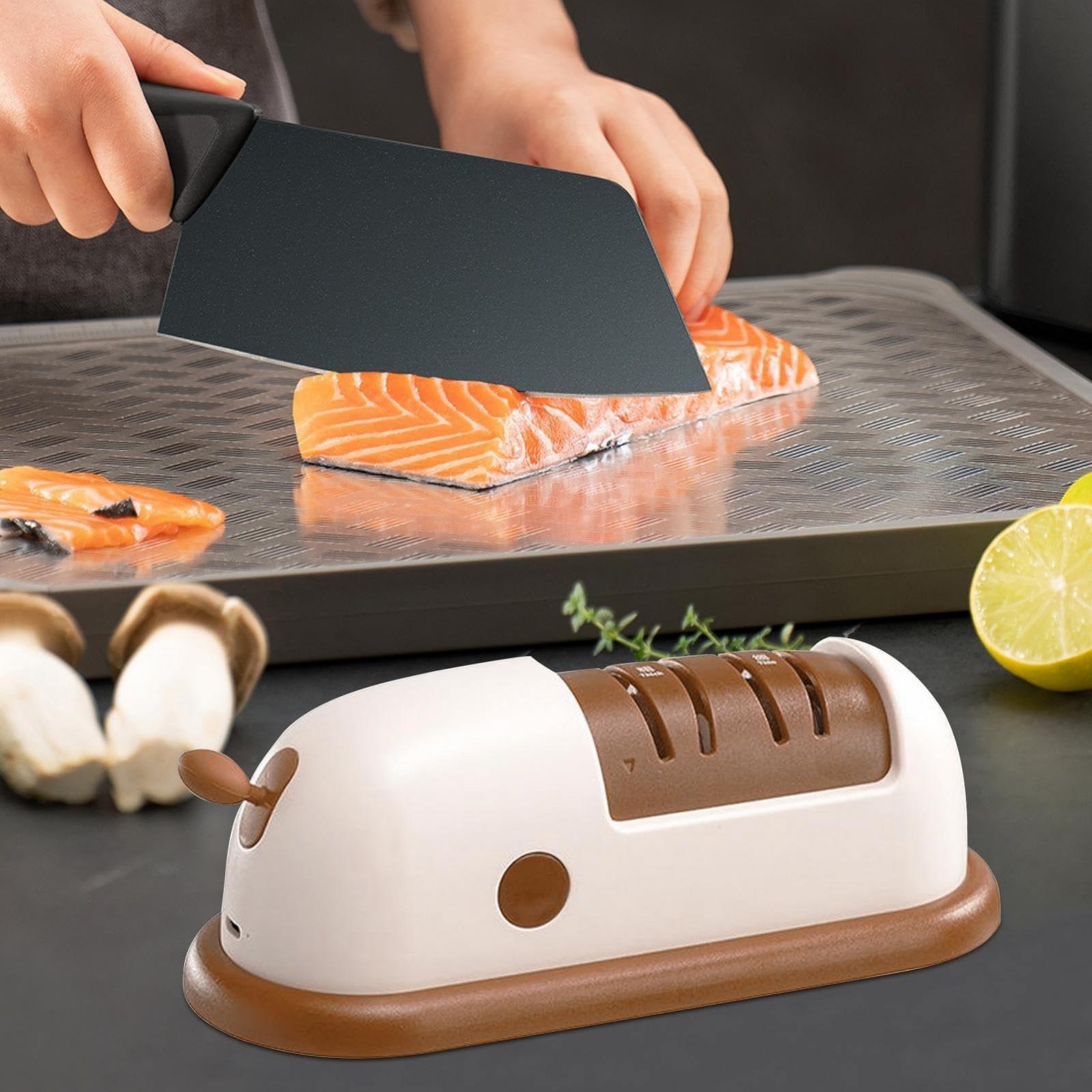 Точилка для ножей и ножниц аккумуляторная электрическая для нержавеющей стали и керамики, фото №7 Точилка для ножей и ножниц аккумуляторная электрическая для нержавеющей стали и керамики, фото №7