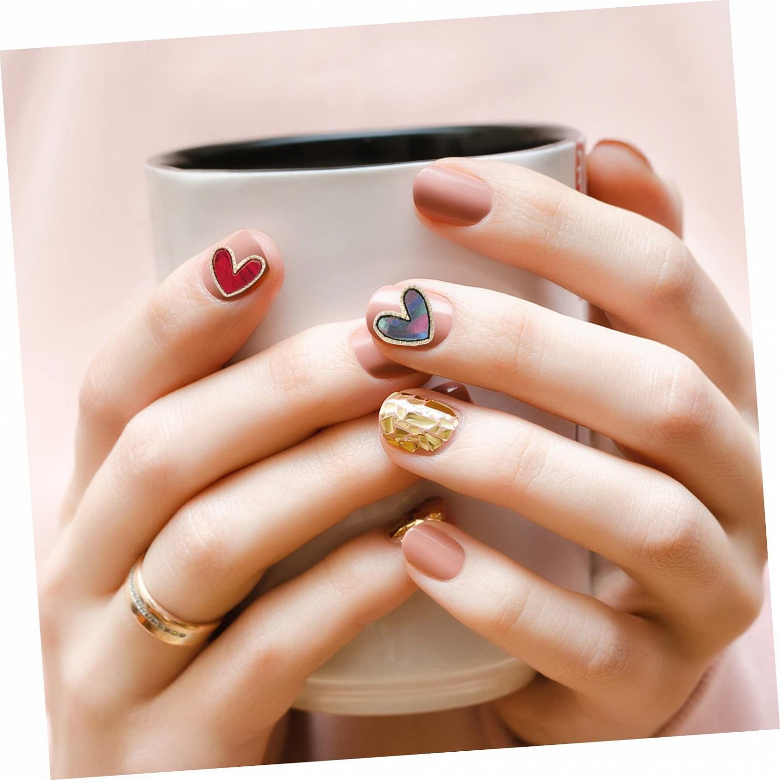 Украшения для ногтей Сердце FRCOLOR 30 шт. Камень Моделирование из сплава, фото №6