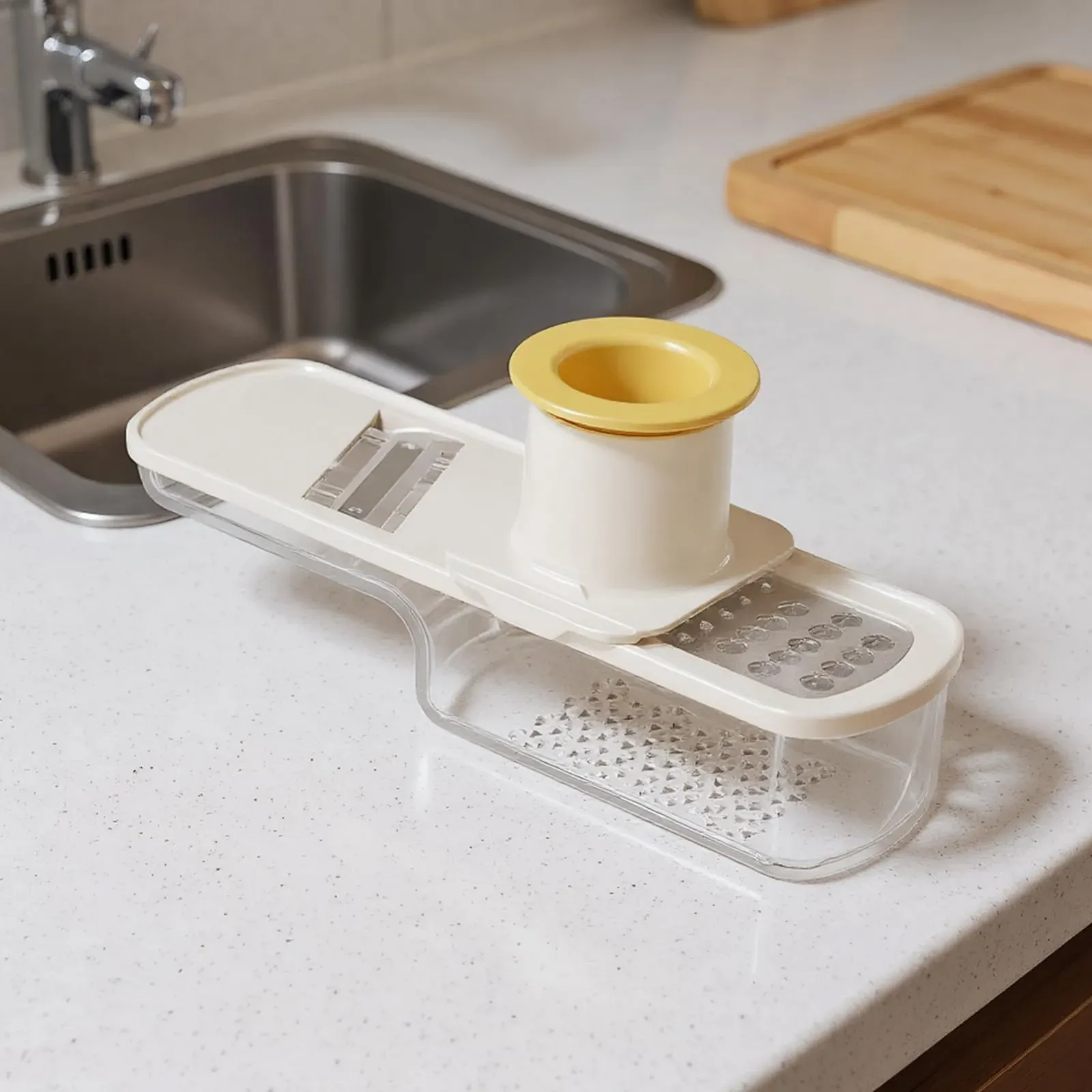 Терка та подрібнювач для часнику для імбиру, цибулі, моркви, мигдалю, фото №3