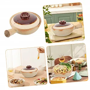 Кастрюля Zerodeko Керамическая Термостойкая synthetic.ua - Фото 1