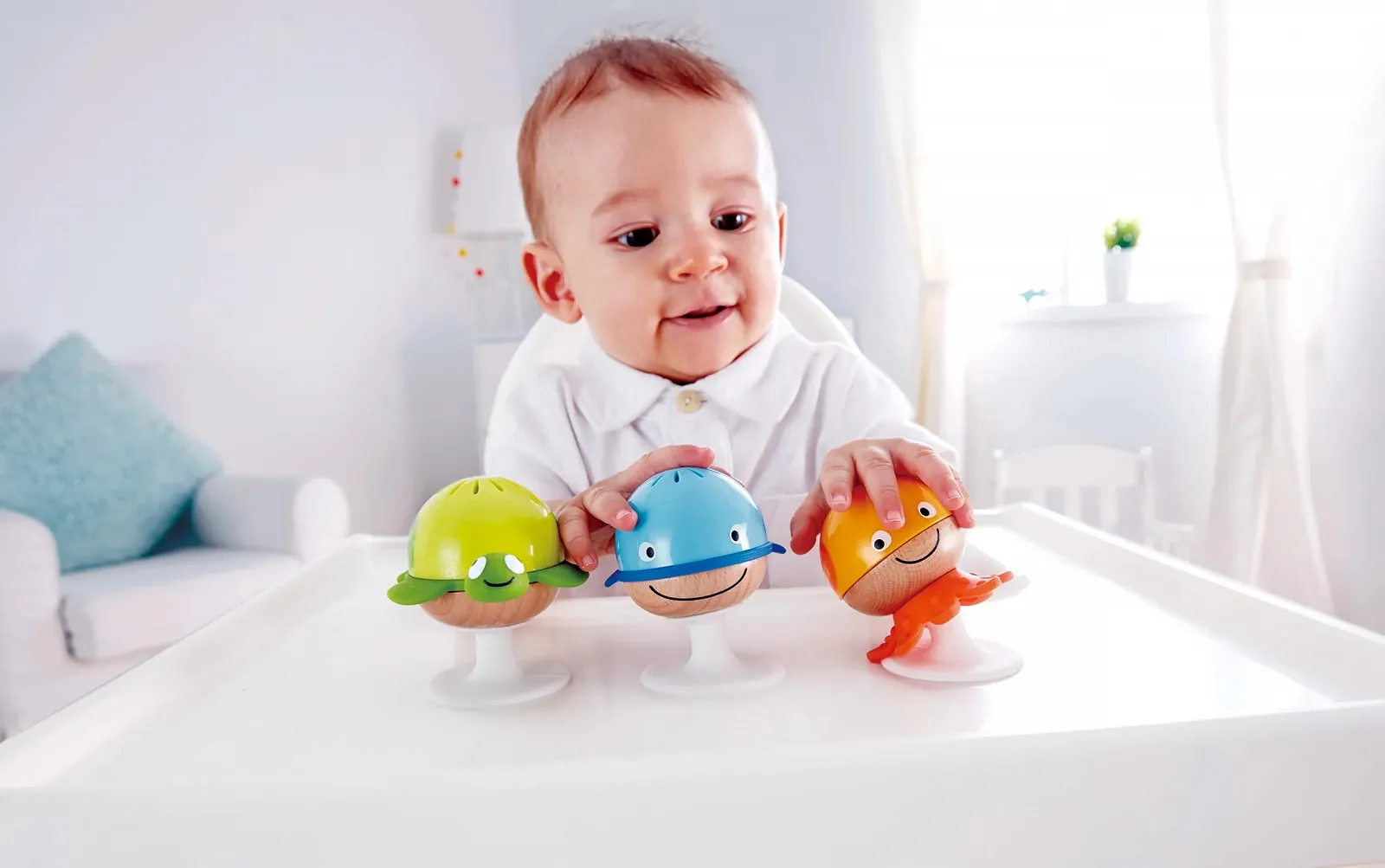 Брязкальце Hape Набір на присосках E0330, фото №2