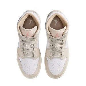 Кросівки Nike Air Jordan 1 Mid Se (GS) HQ5879-100 Білий Дівчата synthetic.ua - Фото 1