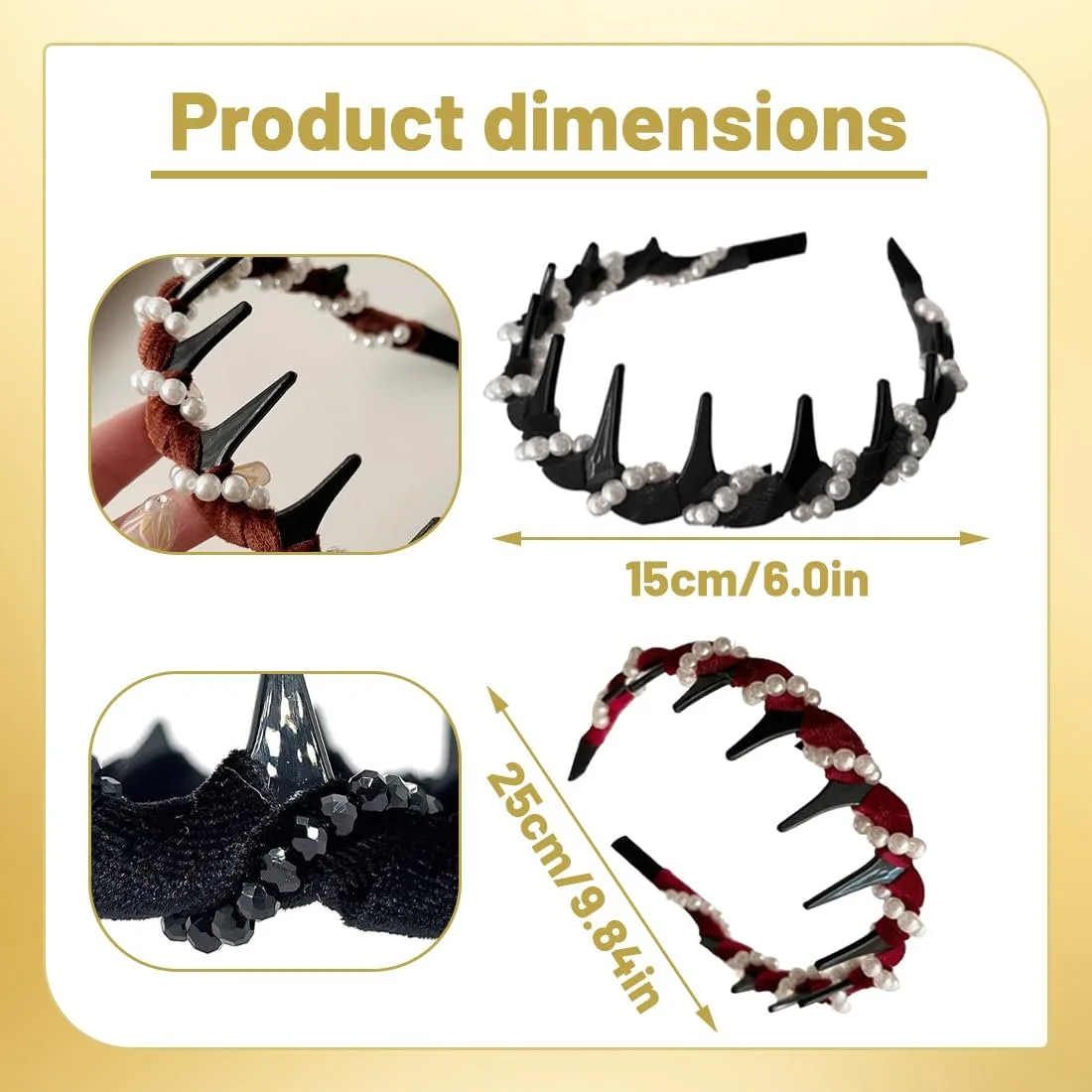 Обруч Жемчужный зигзаг, фото №2