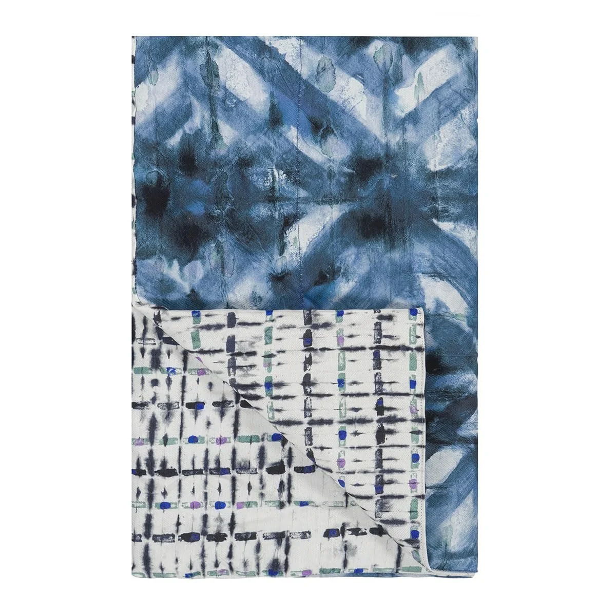 Наволочка декоративная Designers Guild Parket Batik Indigo, фото №1