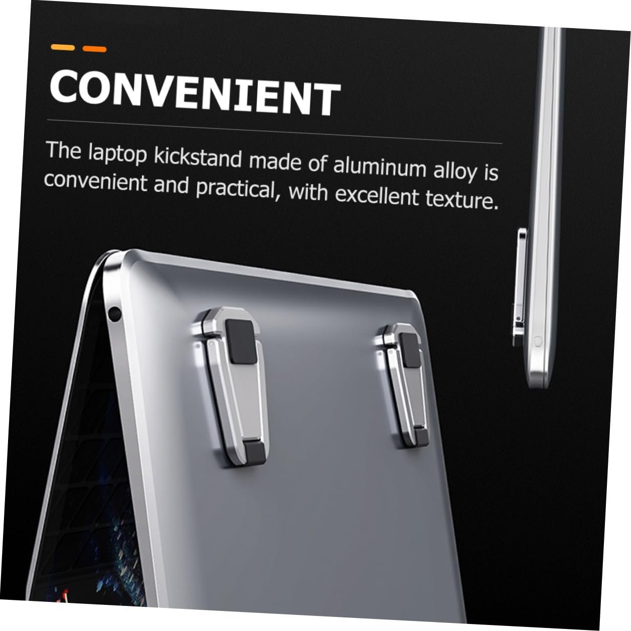 Подставка для ноутбука из алюминиевого сплава, регулируемая по высоте, стабильная подставка для ноутбука с треугольной структурой для лучшей вентиляции и нескользящим основанием для стола и кровати, случайный цвет, фото №9 Подставка для ноутбука из алюминиевого сплава, регулируемая по высоте, стабильная подставка для ноутбука с треугольной структурой для лучшей вентиляции и нескользящим основанием для стола и кровати, случайный цвет, фото №9