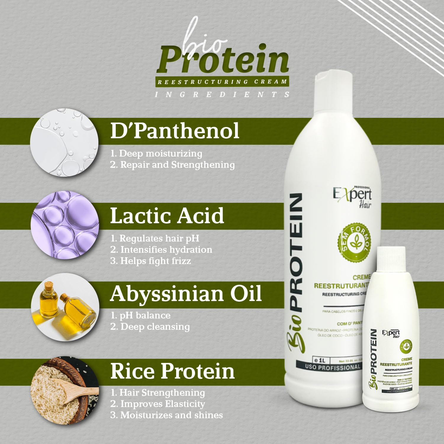 Шампунь Organic Protein Organic Formaldehyde-Free Anti Residue Set, фото №7