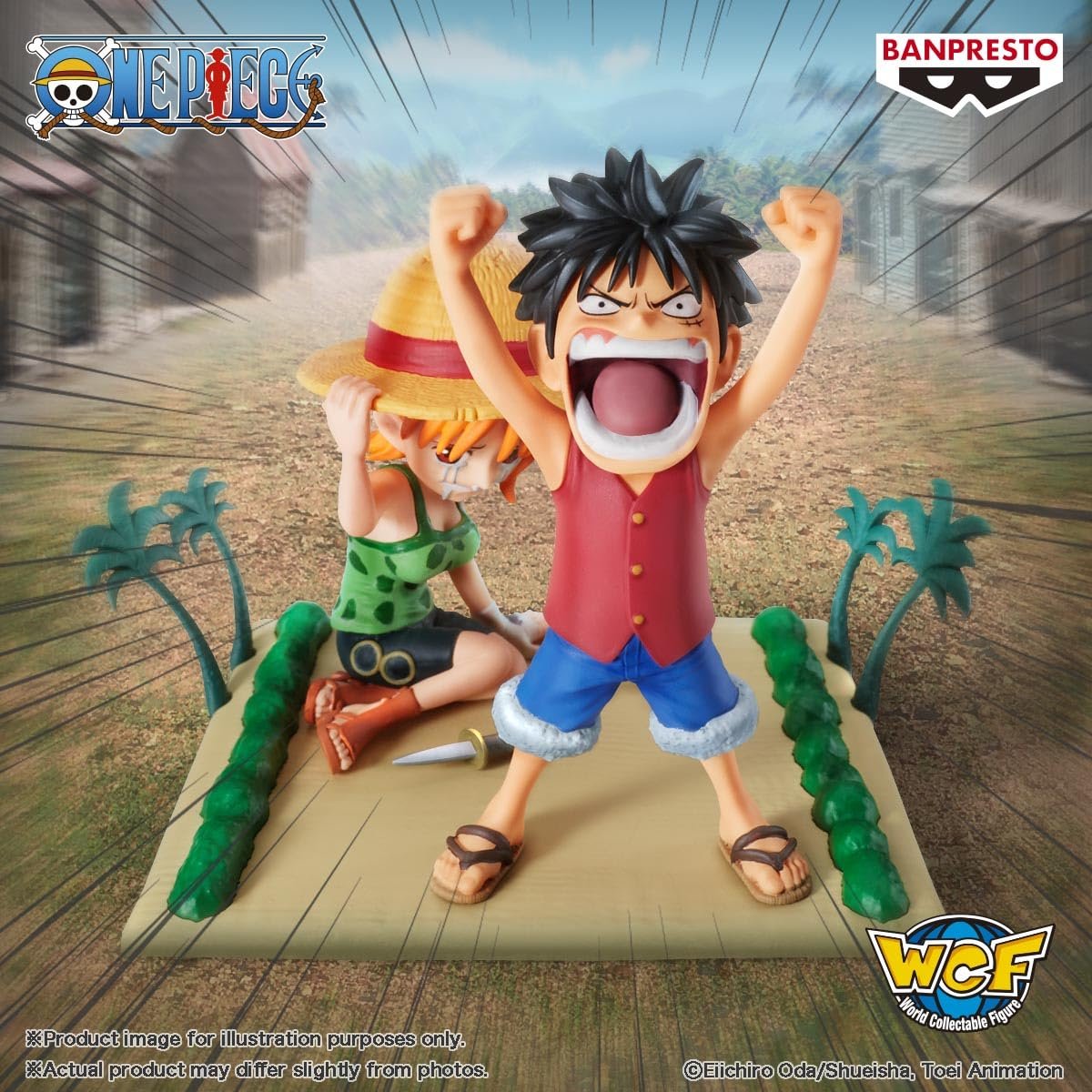 Фігурка Banpresto One Piece Monkey D. Luffy & Nami 7 см, різнокольорова, фото №2