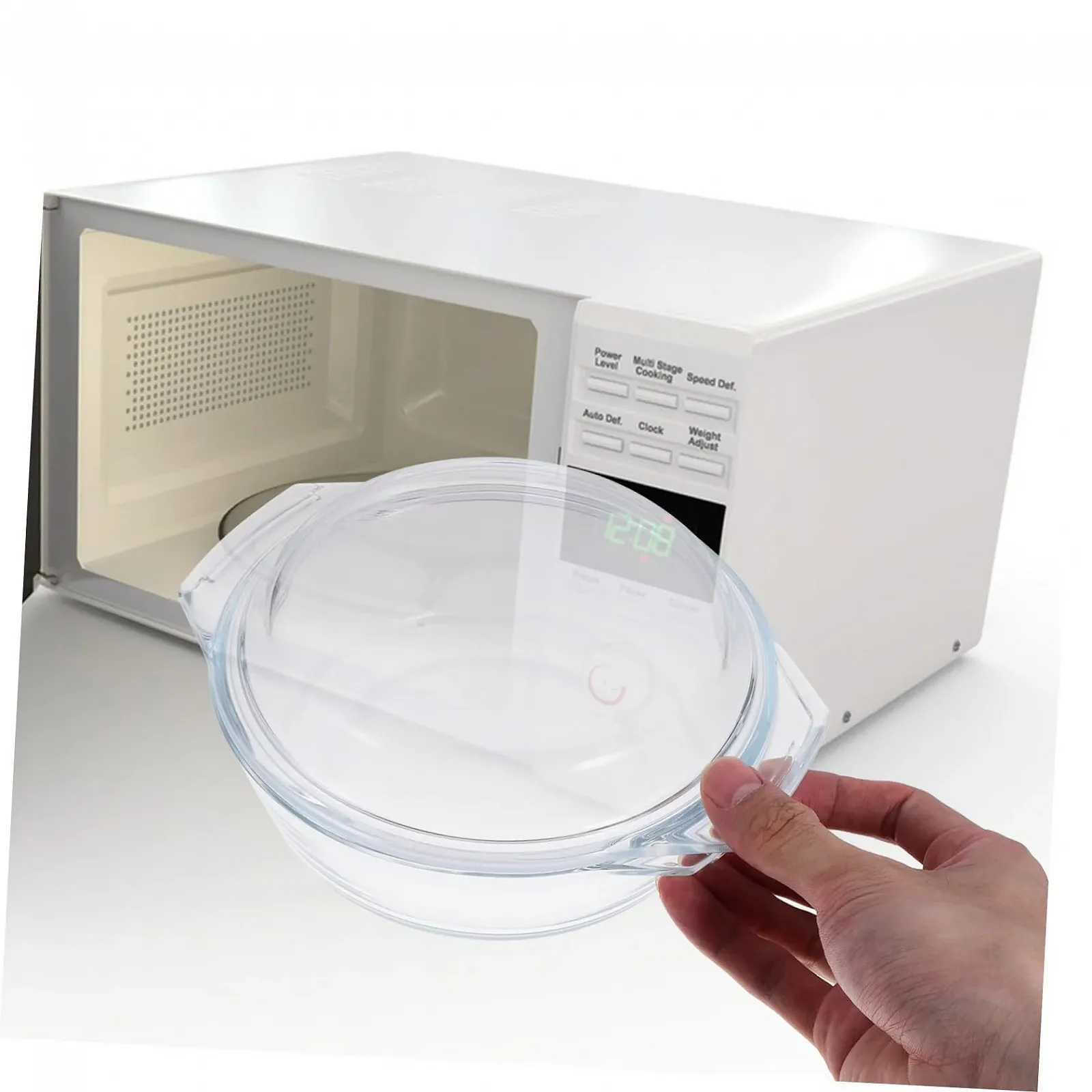 Форма для запікання скляна з кришкою жаростійка прозора, фото №8