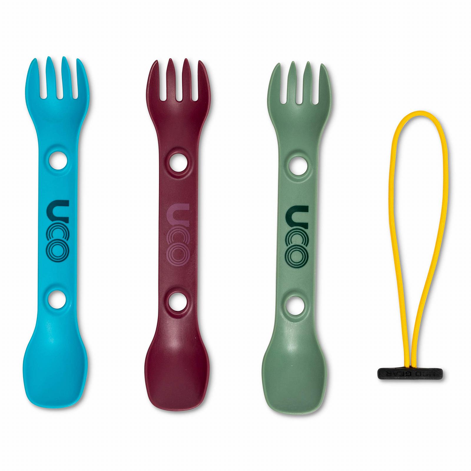 Ложка-вилка UCO Mini Spork Для взрослых Унисекс Зелёный Фиолетовый Синий Один размер, фото №2 Ложка-вилка UCO Mini Spork Для взрослых Унисекс Зелёный Фиолетовый Синий Один размер, фото №2