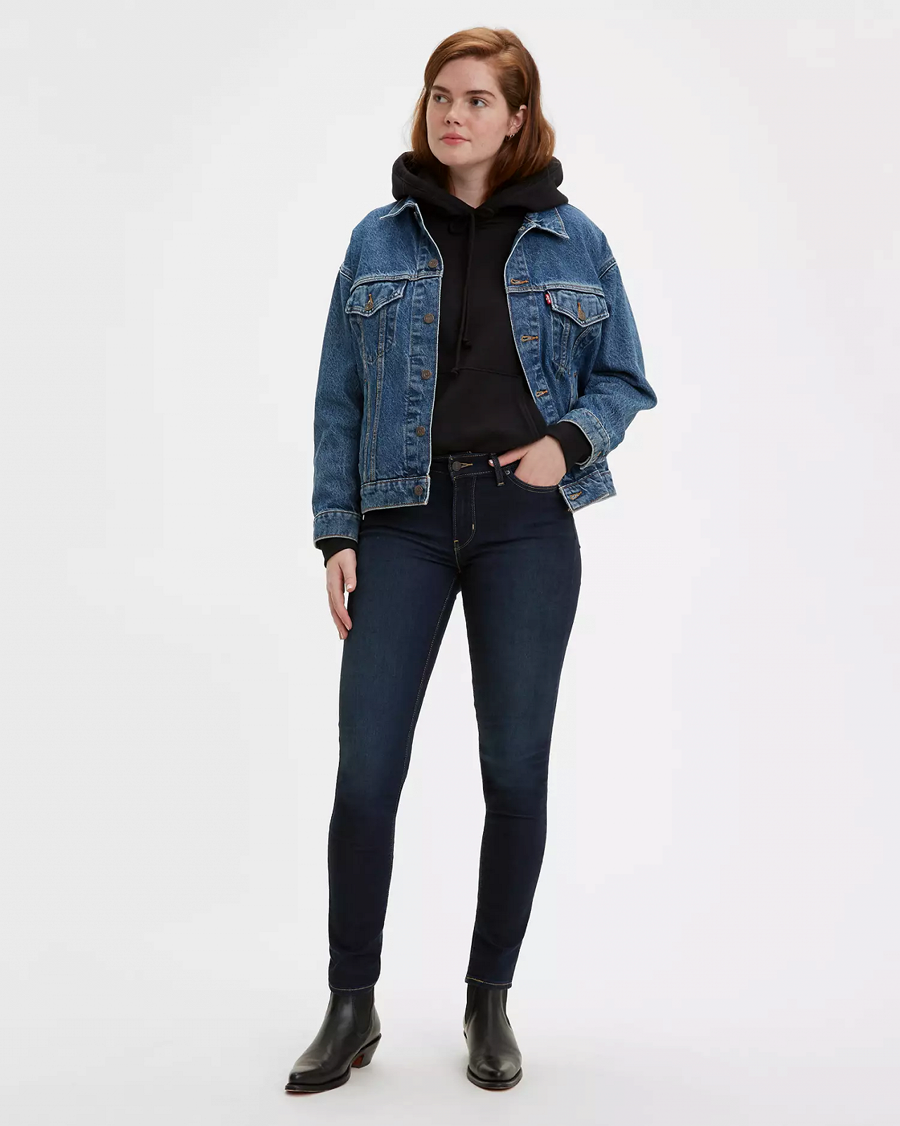 Женские джинсы Levis - 711 Skinny Indigo Ridge - 25, фото №1
