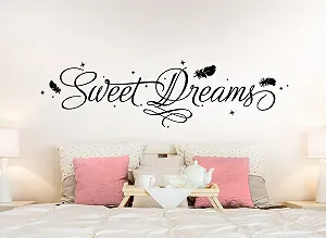 Наклейка на стіну Wandaro E011 Sweet Dreams 180 x 50 см Black - Фото 1