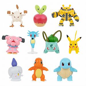 Боевые Фигурки Pokémon, Набор из 10 штук - Девять 5,1 см и Одна 11,4 см - Фото 1