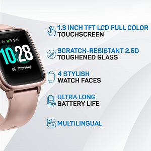 Фитнес-браслет OCTANDRA Move VeryFitPro ID205L, розовый synthetic.ua - Фото 1