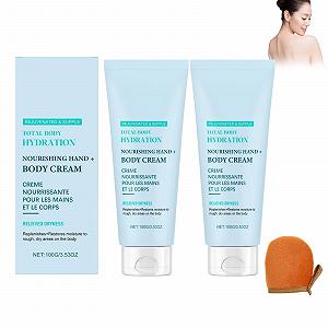 Лосьон для тела (2 шт.) Интенсивный увлажняющий крем для сухой и упругой кожи, питательный крем для рук и тела, для нежной и гладкой кожи, идеально подходит для ежедневного ухода за телом после душа - Фото 1