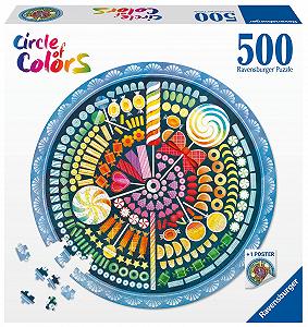 Пазл Ravensburger Circle of Colours Candy 17350 500 деталей круглий - Фото 1