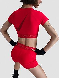 Шорти жіночі Nike Pro Dri-Fit Mid-Rise (HJ1226-657) M synthetic.ua - Фото 1