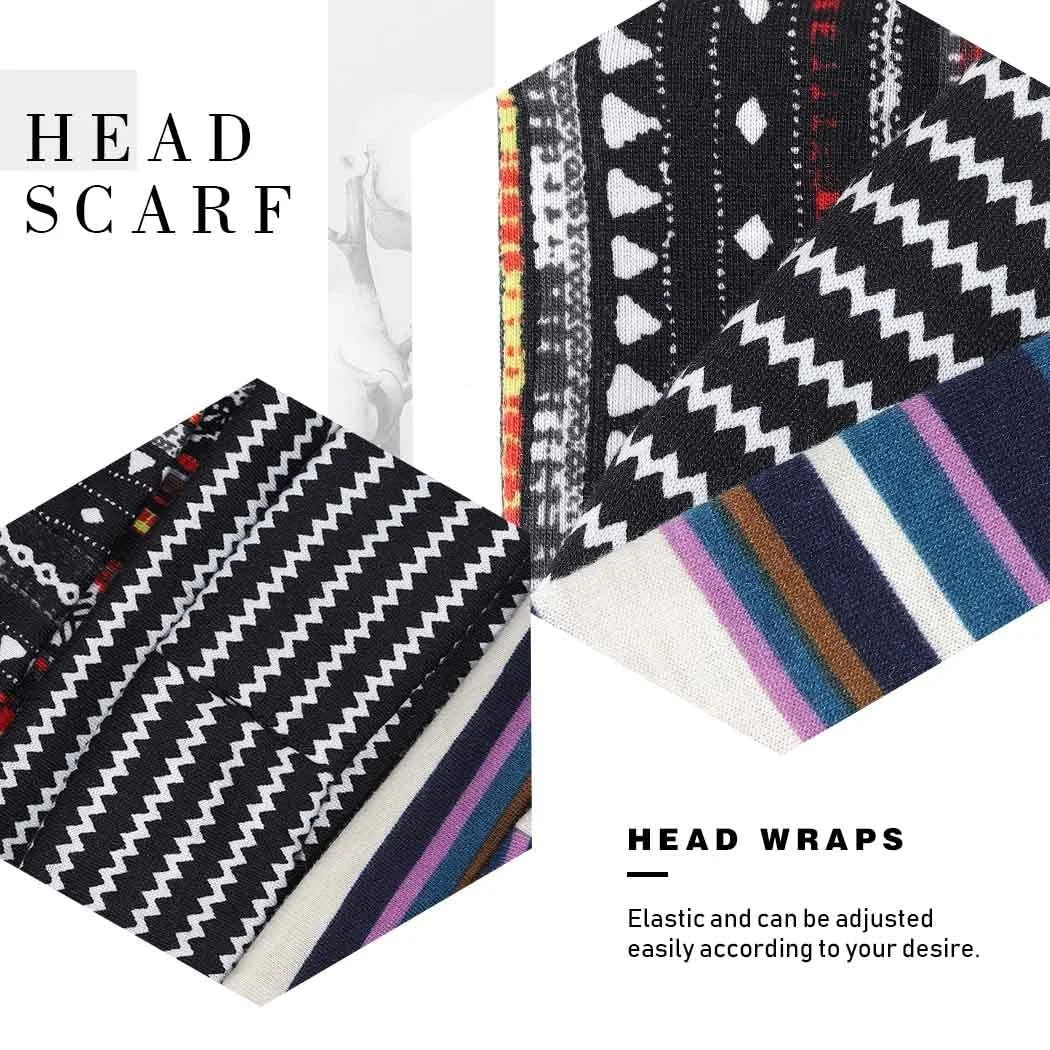 Пов'язка на голову в стилі бохо Чорна, фото №3