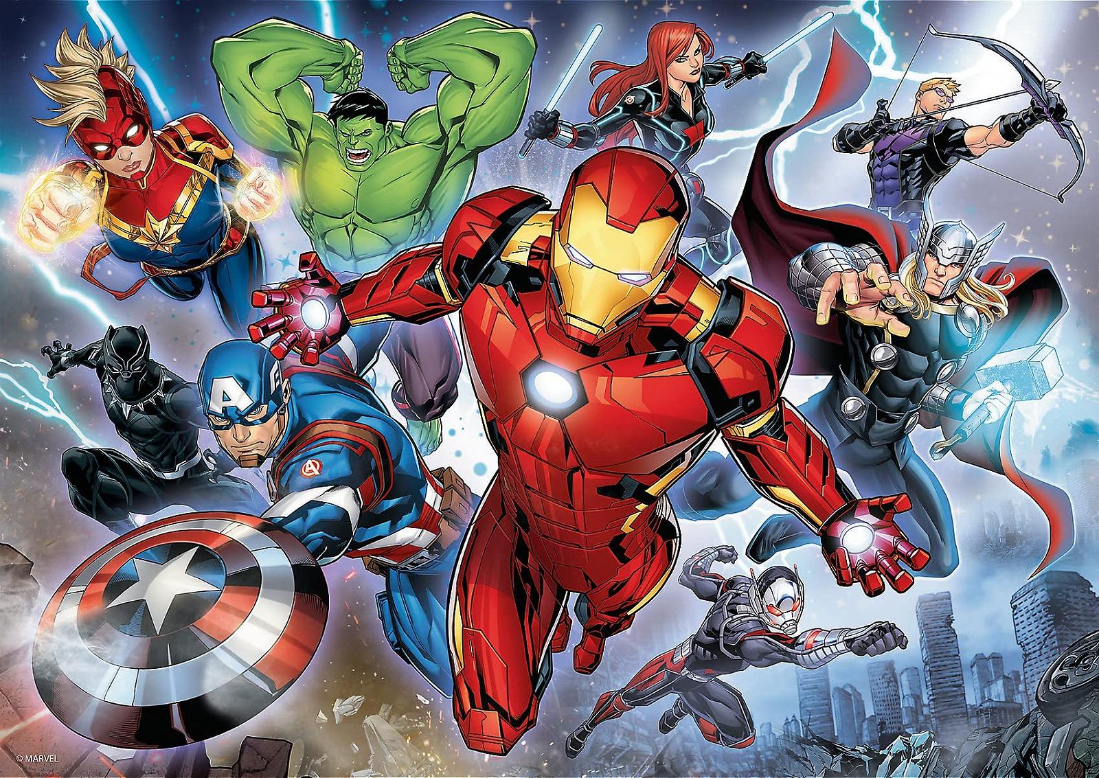 Пазл Trefl Marvel Avengers 13260 200 элементов Разноцветный, фото №2