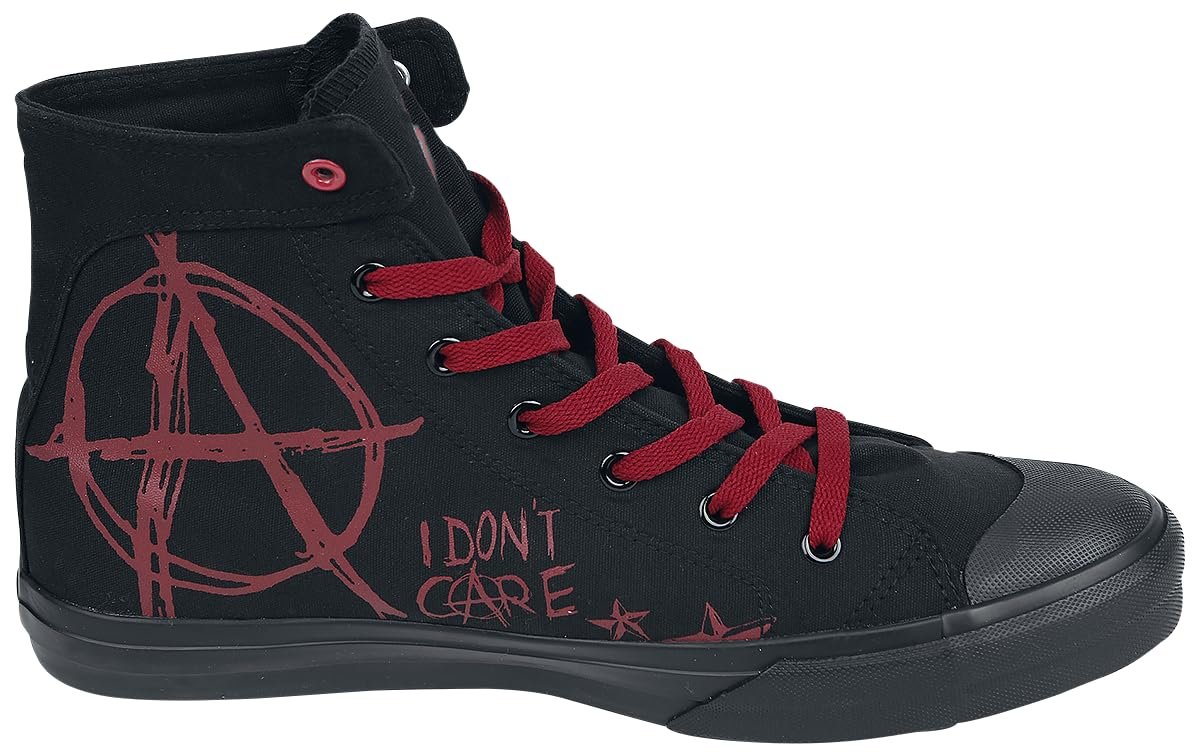 Кроссовки RED by EMP Черный/Красный с принтом, фото №6