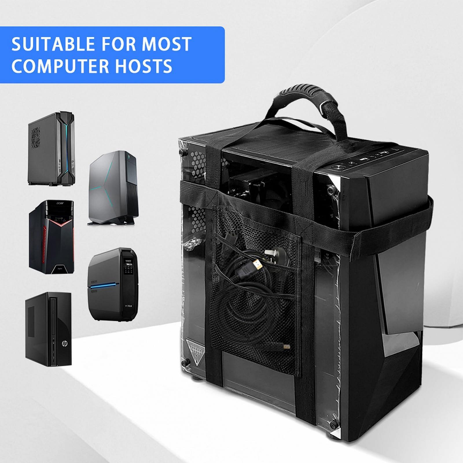 Регулируемая система крепления компьютерного корпуса - Ремень для переноски настольного ПК, Удобный держатель для транспортировки процессора, Эргономичный ремень для подъема настольного корпуса для мобильности в офисах, фото №7