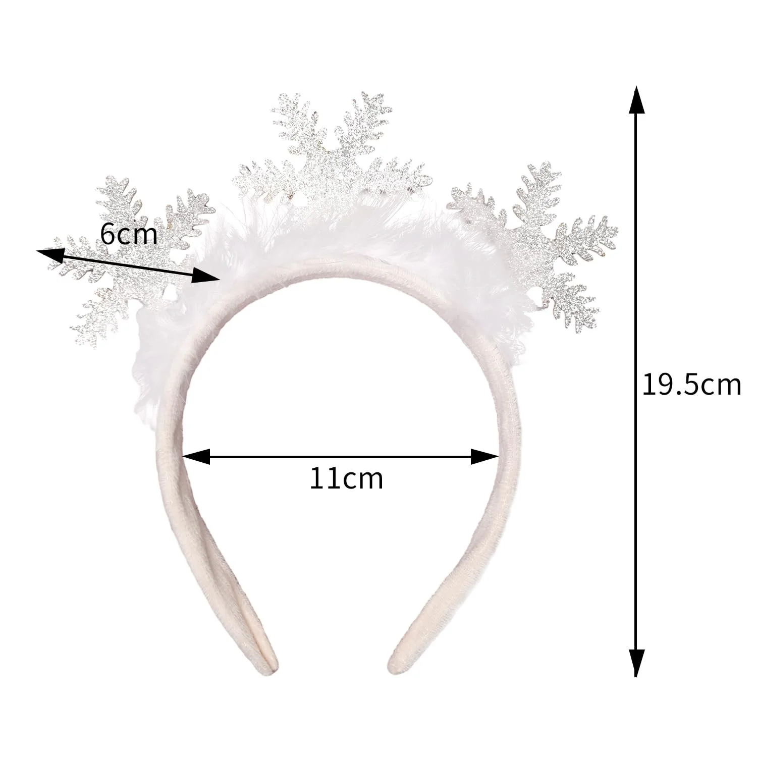 Обруч Сніжинка MEISH Набір з 2 шт., фото №3