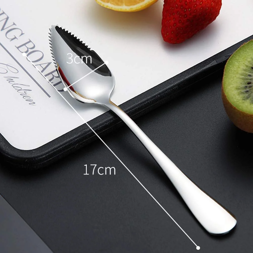 Ложка для грейпфрута, нержавіюча сталь, 2 штуки, фото №3