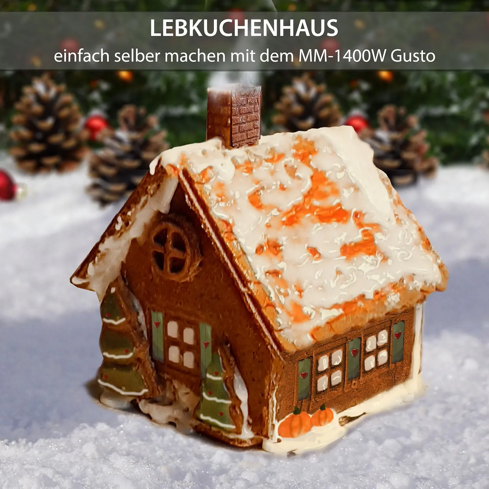 Устройство для приготовления имбирных пряников Syntrox Germany MM-1400W со съемными пластинами для выпечки, черный, фото №3 Устройство для приготовления имбирных пряников Syntrox Germany MM-1400W со съемными пластинами для выпечки, черный, фото №3