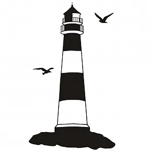 Наклейки на стену Veemoon Lighthouse PVC Removable - Фото 1