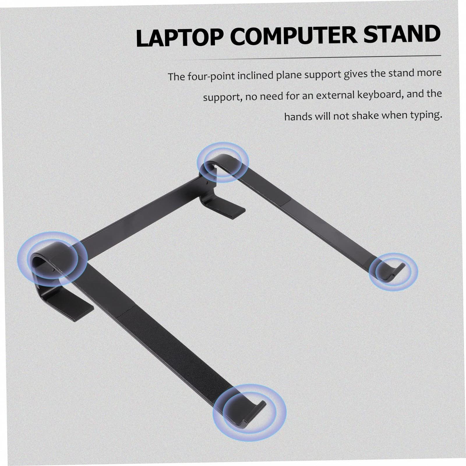 Подставка для ноутбука поворотная из алюминиевого сплава, охлаждающая, эргономичная конструкция, стабильная треугольная структура, включает антискользящие накладки, фото №8 Подставка для ноутбука поворотная из алюминиевого сплава, охлаждающая, эргономичная конструкция, стабильная треугольная структура, включает антискользящие накладки, фото №8