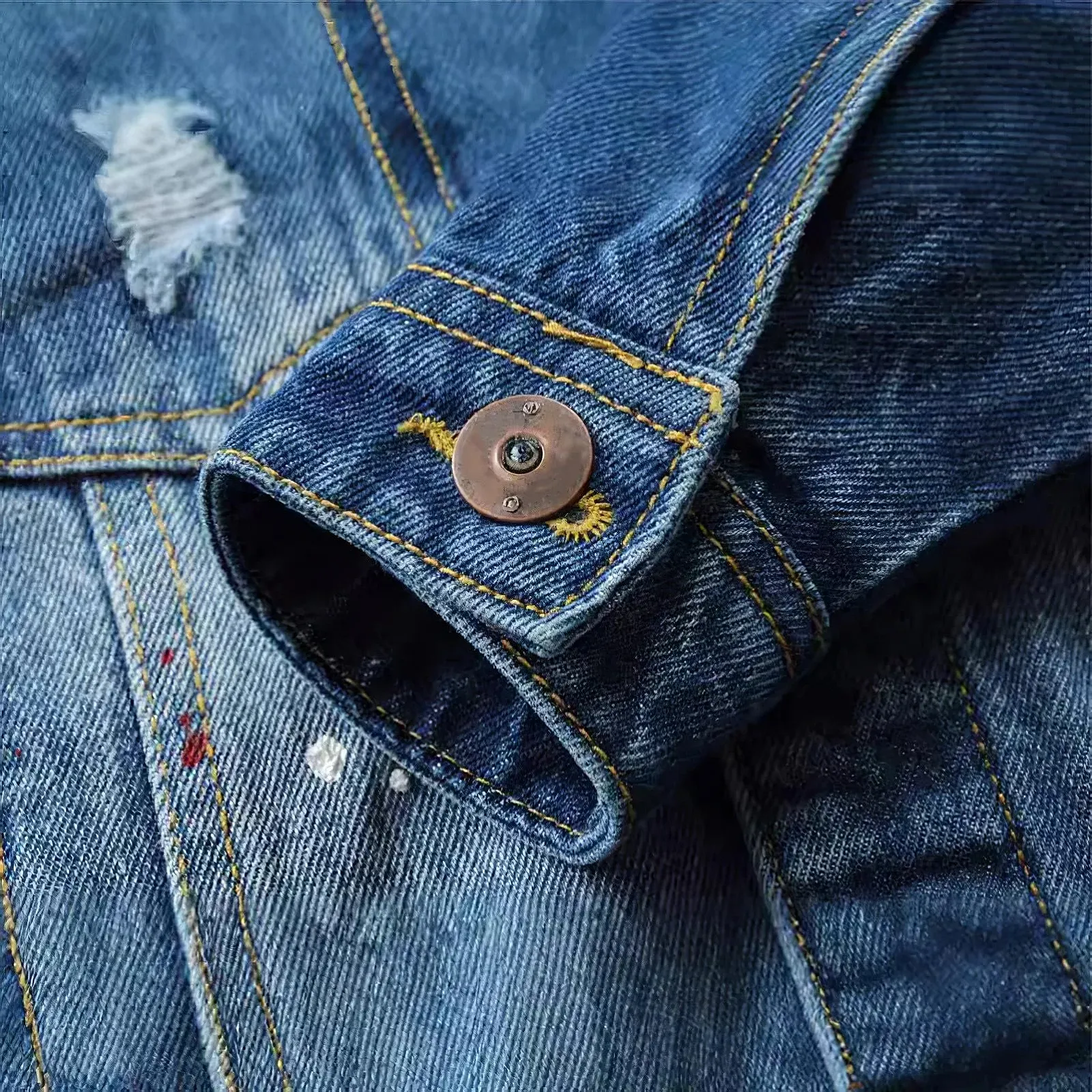 Джинсовая куртка Amropi с капюшоном для мальчиков., фото №3