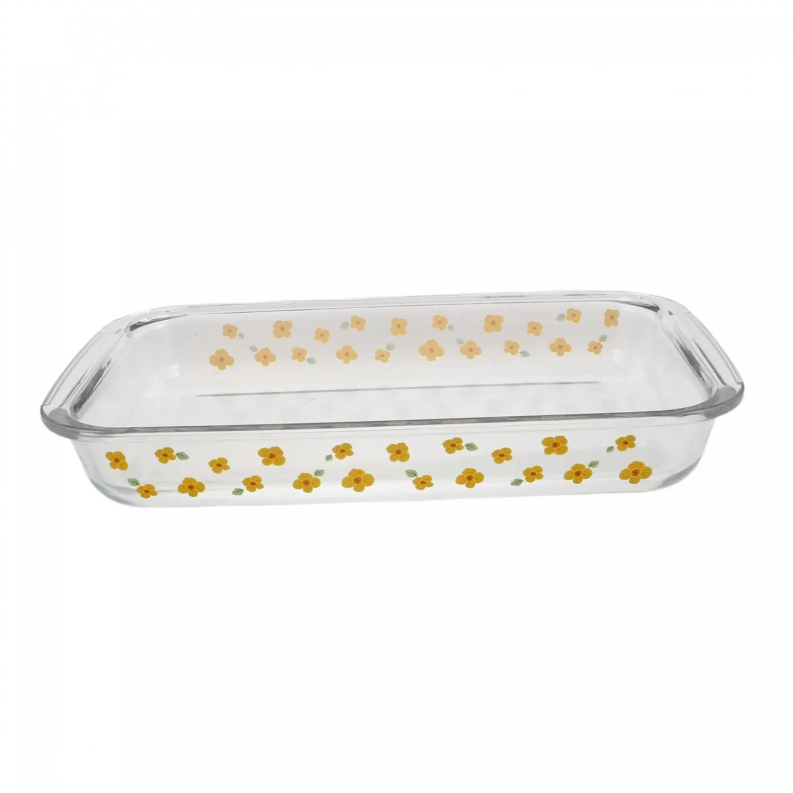 Форма для запікання Sosoport прямокутна скляна термостійка для духовки та мікрохвильової печі прозора без BPA, фото №1