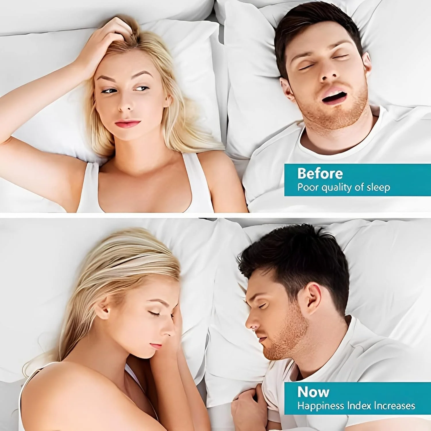 Затискачі від хропіння (8 шт.) Магнітний силіконовий, фото №3