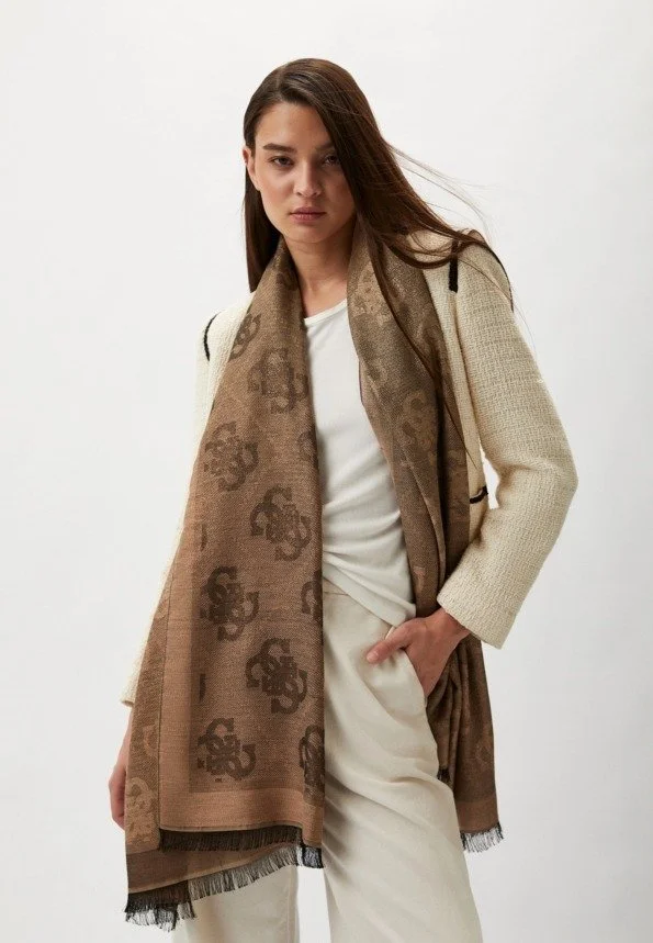 Женский шарф Guess AW5149 POL03 Gold, фото №1