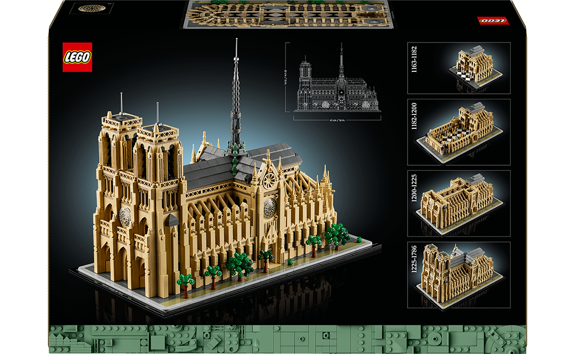 Конструктор Лего LEGO Architecture Нотр-Дам-де-Пари 21061, фото №3