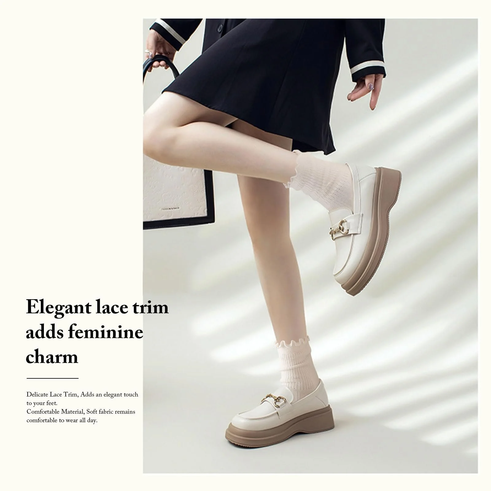 Шкарпетки з рюшами Білі, 4 пари, фото №4