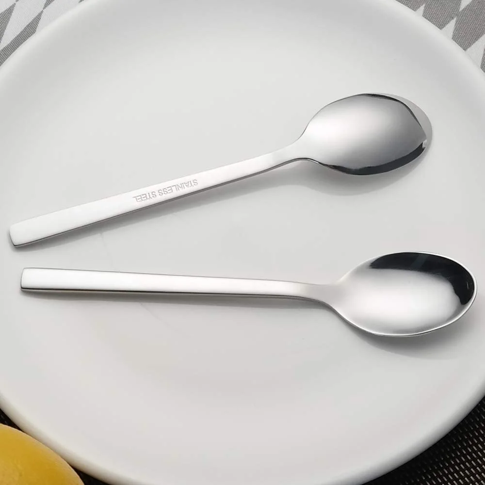 Ложки чайні Cadine, 12 штук, нержавіюча сталь, маленькі десертні ложки, фото №6