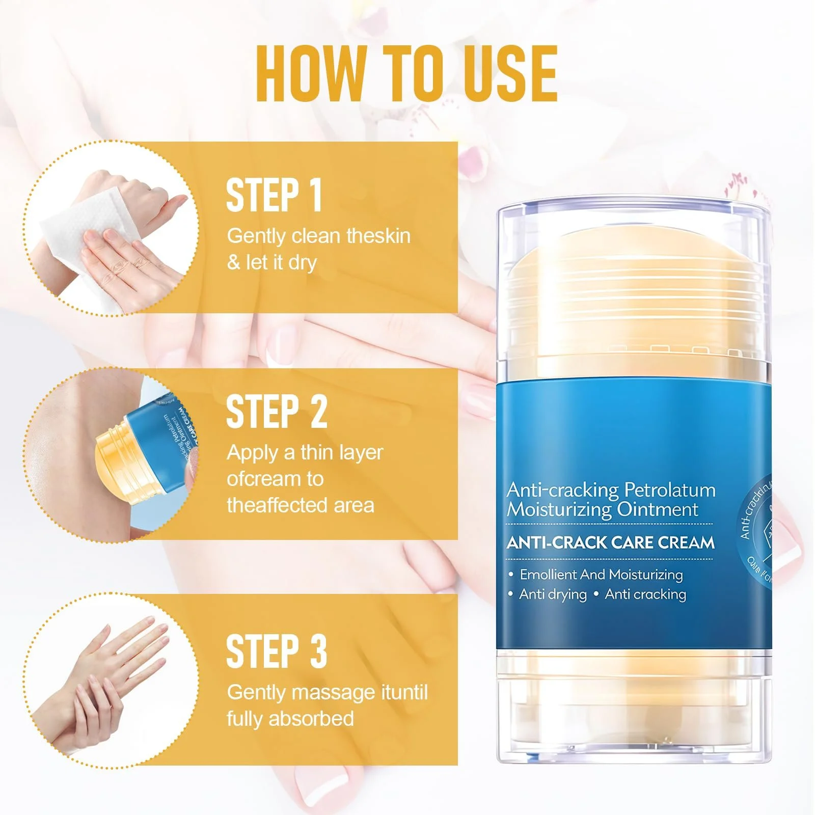 Крем-стик для ног Intensive Repair с маслом ши и кокоса 2 шт., фото №3