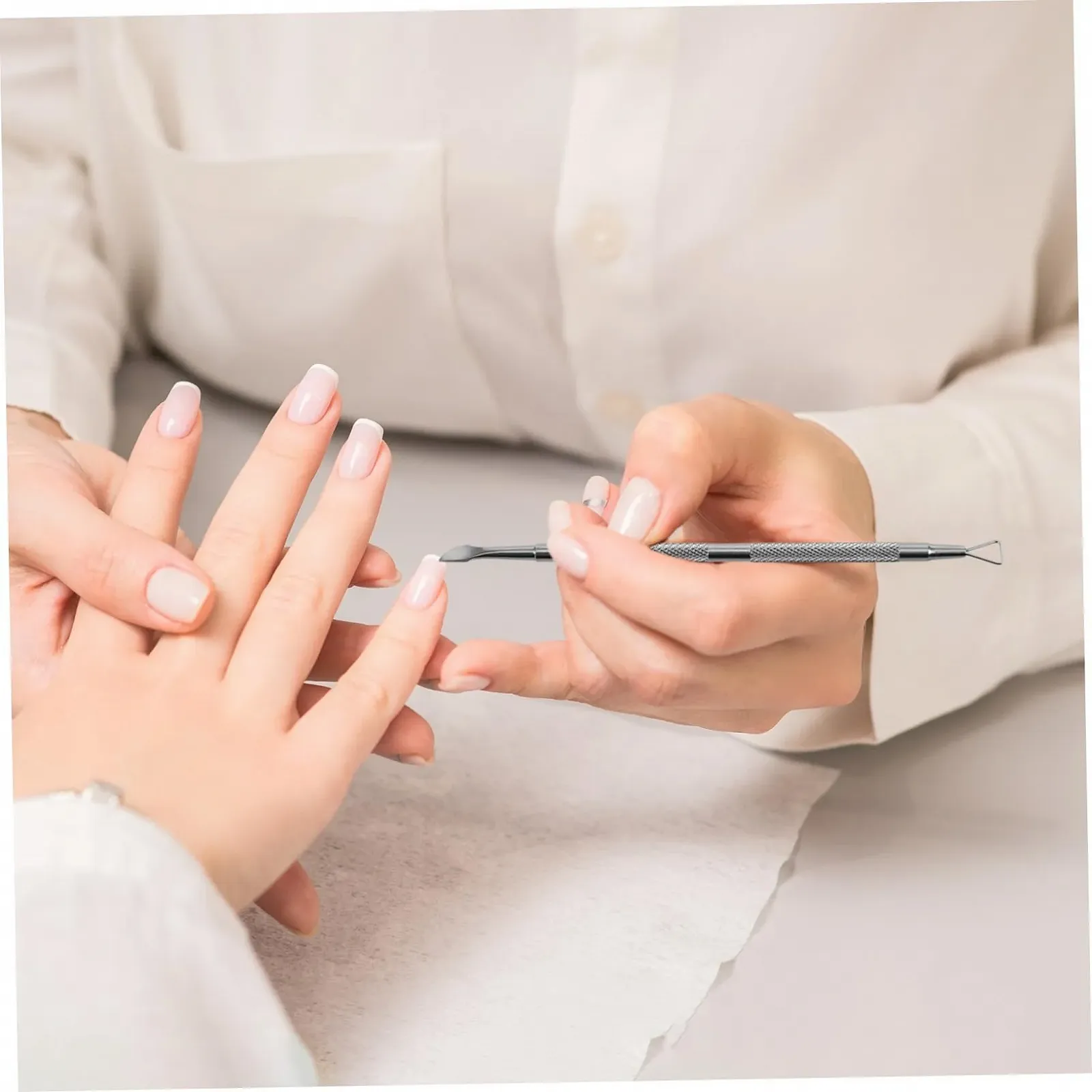 Набор пушеров для маникюра и педикюра Happyyami двусторонний шабер, фото №4 Набор пушеров для маникюра и педикюра Happyyami двусторонний шабер, фото №4