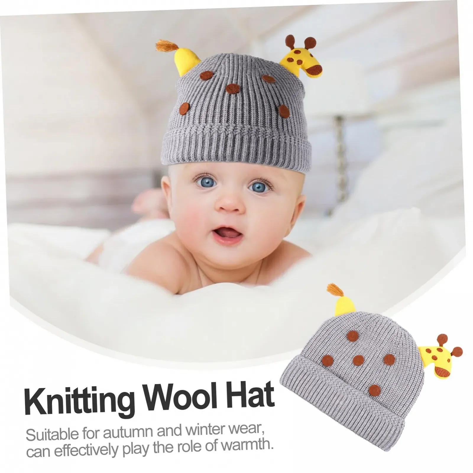 Шапка PACKOVE Дитяча для дівчаток В'язана, фото №2