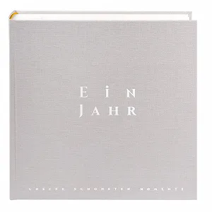 Фотоальбом goldbuch Ein Jahr 30 x 31 x 6 cm Светло-серый - Фото 1