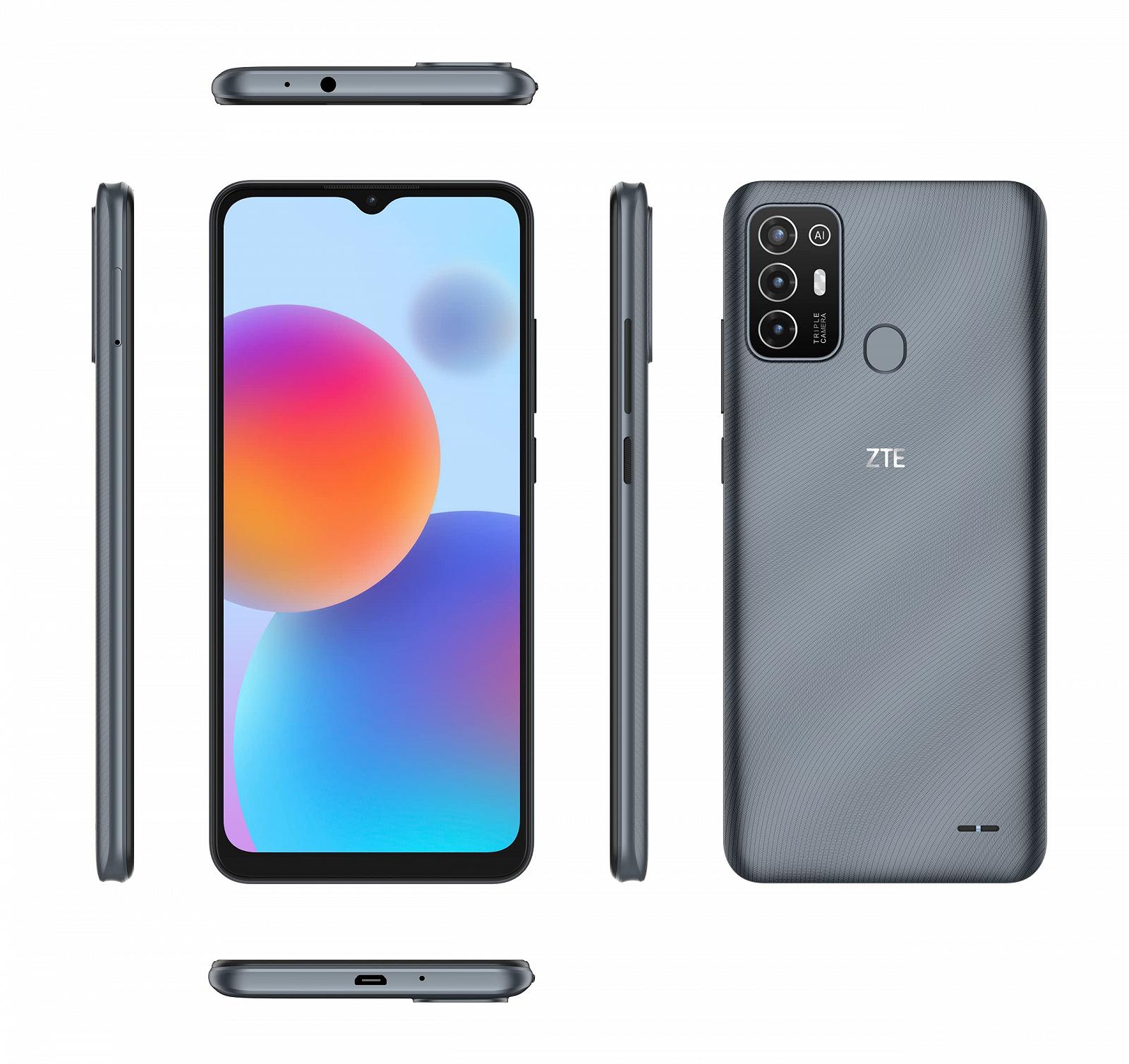 Смартфон ZTE Blade A52 15.51 см (6.52 дюйма) HD+ дисплей 4G LTE 2GB RAM 64GB Dual SIM Android R GO Сірий, фото №7