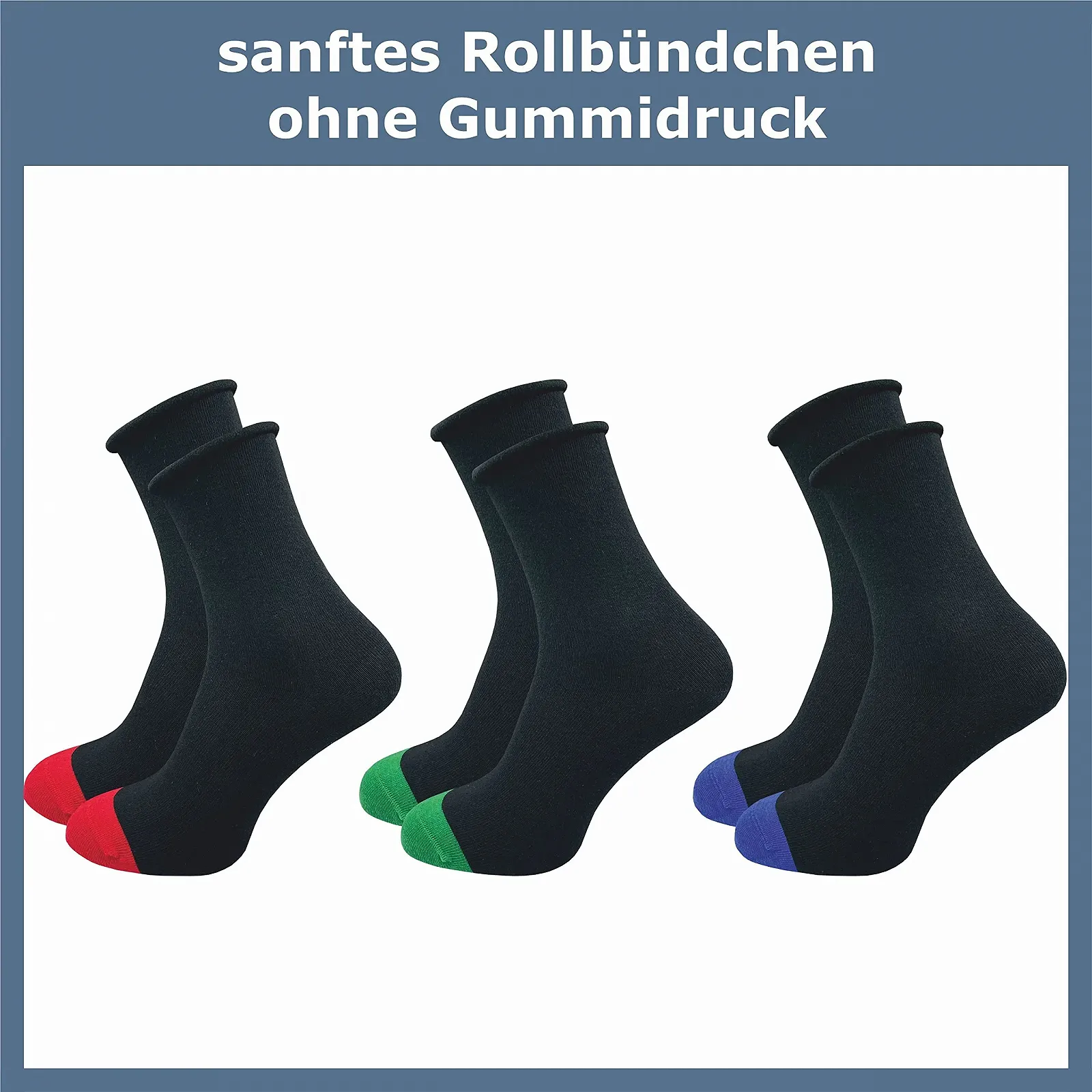 Носки Женские GAWILO (6 пар) Черный ++, размер 35-38, фото №2