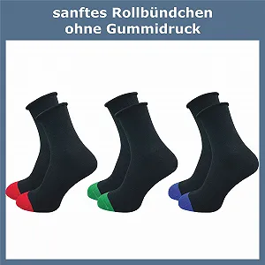 Носки Женские GAWILO (6 пар) Черный ++, размер 35-38 synthetic.ua - Фото 1