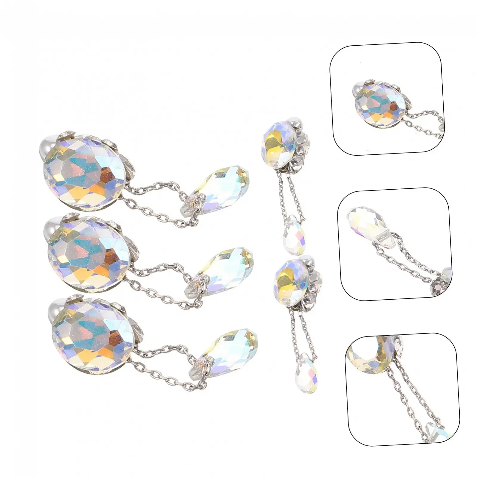 Стрази Housoutil, 5 шт, декоративні прикраси для манікюру вдома та в салонах, креативні аксесуари для дизайну нігтів, фото №3