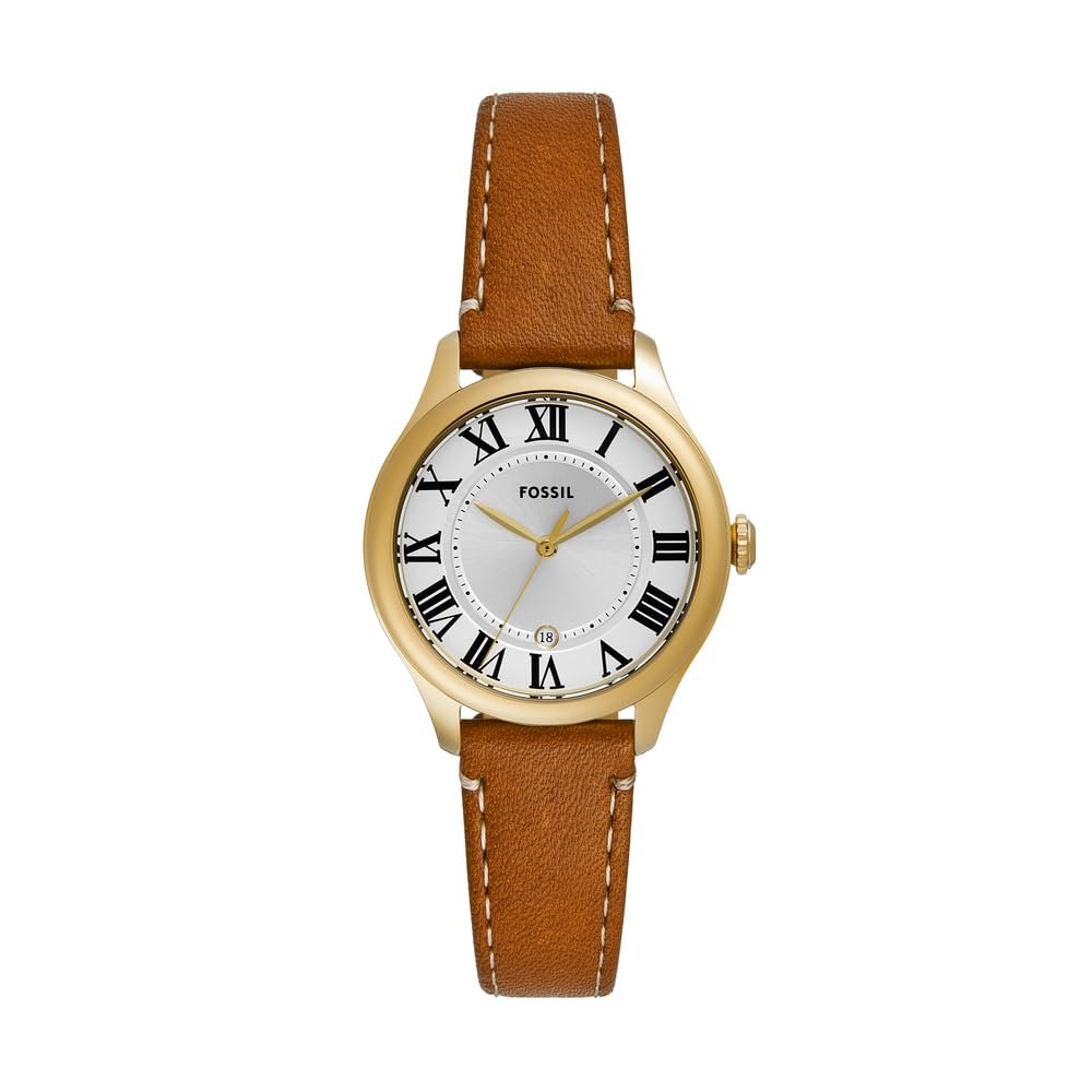 Женские часы Fossil Gilmore Кожа Коричневый и Сумка Jolie Коричневый Набор, фото №5