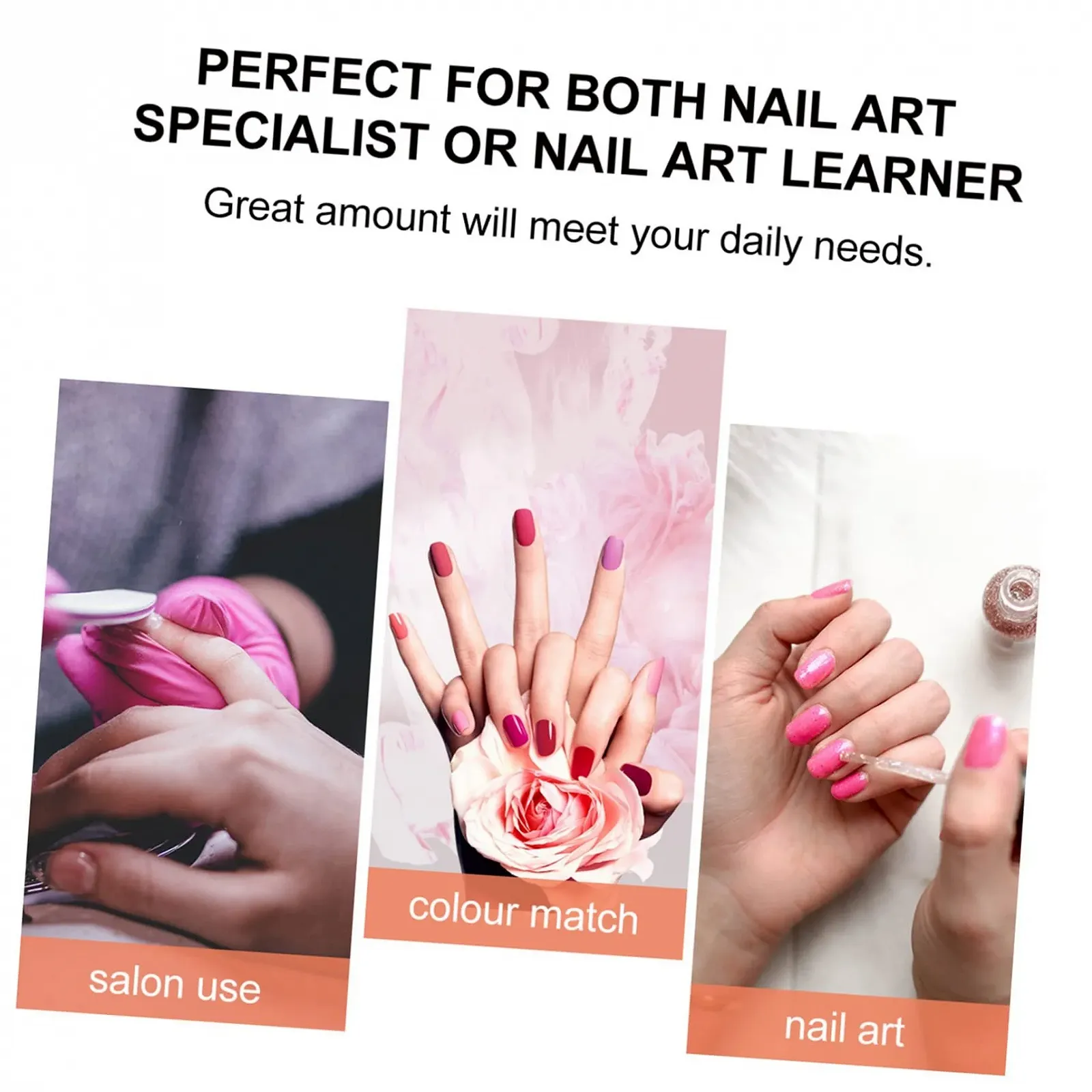 Стрази для нігтів Прикраса для нігтів Серце (4 шт.), фото №7